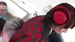 Japanese chick&comma; Ruri Narumiya facesits guys&comma; uncensored